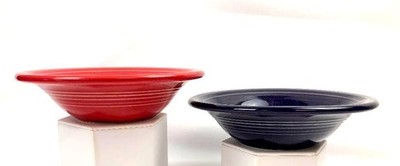 Homer Laughlin Fiestaware 2 Pc Mixed Colors 6 3/8'' Stacking Bowls 2003-2004