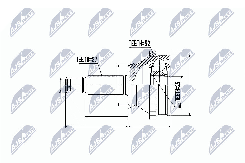 Fits NTY NPZ-HY-514 external joint ⭐UK Stock⭐ - Image 3
