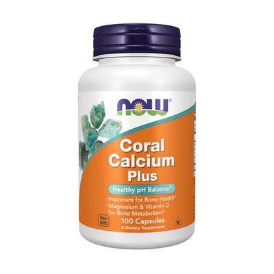 Coral Calcium Plus 100 Vcaps By Now Foods