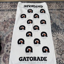 Two Gatorade Towels White With G And Lightning Logo Med Towel