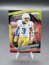 2025 Panini Prizm - Derwin James #241 Red & Yellow Prizm /44