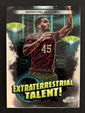 2024 Topps Cosmic Chrome Donovan Mitchell #ET-4 Extraterrestrial Talent