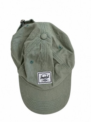 Herschel Supply Co. Green Dad Hat Strapback Baseball Cap Adjustable Logo Patch