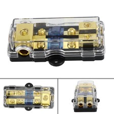 2Way Car Mini ANL Blade Fuse Holder Stereo Audio Power Distribution Block 60 Amp