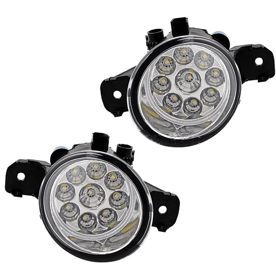 Par de luces antiniebla LED para parachoques delantero izquierdo y derecho Nissan Máxima 2007-2008 2009 Foto 2 de 4