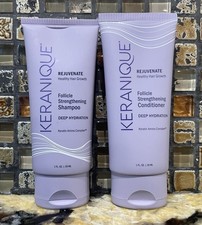 Keranique Rejuvenate Follicle Strengthening Shampoo  Conditioner Set 1oz Travel