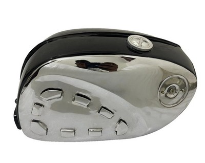 Honda CB77 305 SUPERHAWK 61-68 Stahl-Kraftstofftank schwarz + Seitenverkleidung