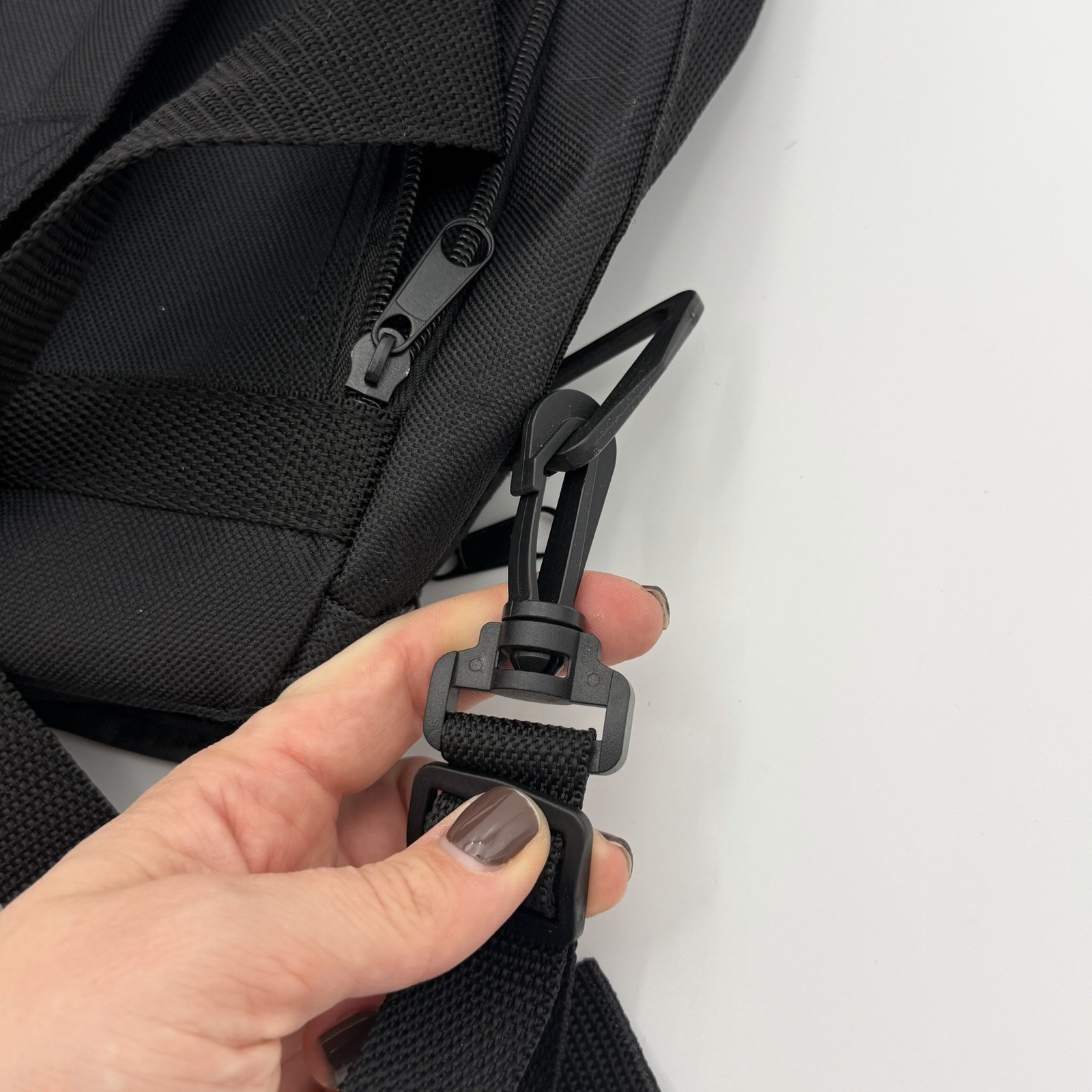 Black Utility Backpack with Adjustable Straps & I… - image 6