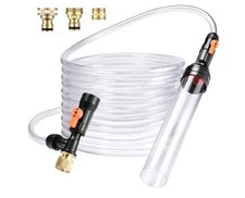 Gravel Vacuum for Aquarium Water Changer Fish Tank Cleaning Tools,Siphon 50FT