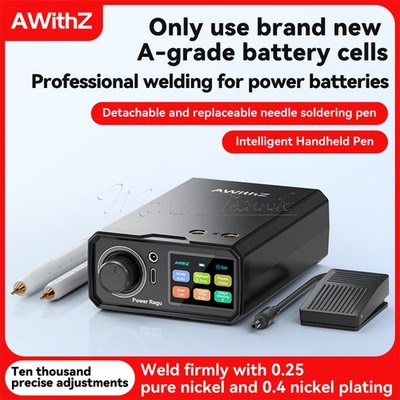 AWithZ UK3 Portable Pedal Spot Welding Machine 18650 Battery Spot Welder 99 Gear
