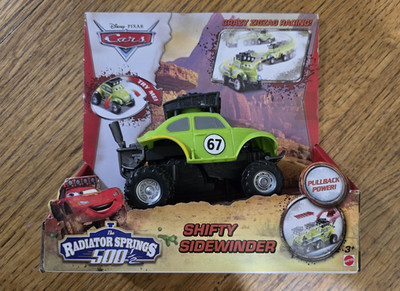 Mattel Disney Pixar Cars Radiator Springs 500 1/2 Shifty Sidewinder Pull-Back
