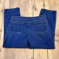 Wrangler 85498PS Vintage Denim Jeans Hook Eye Cotton Blend Size 42 X 30