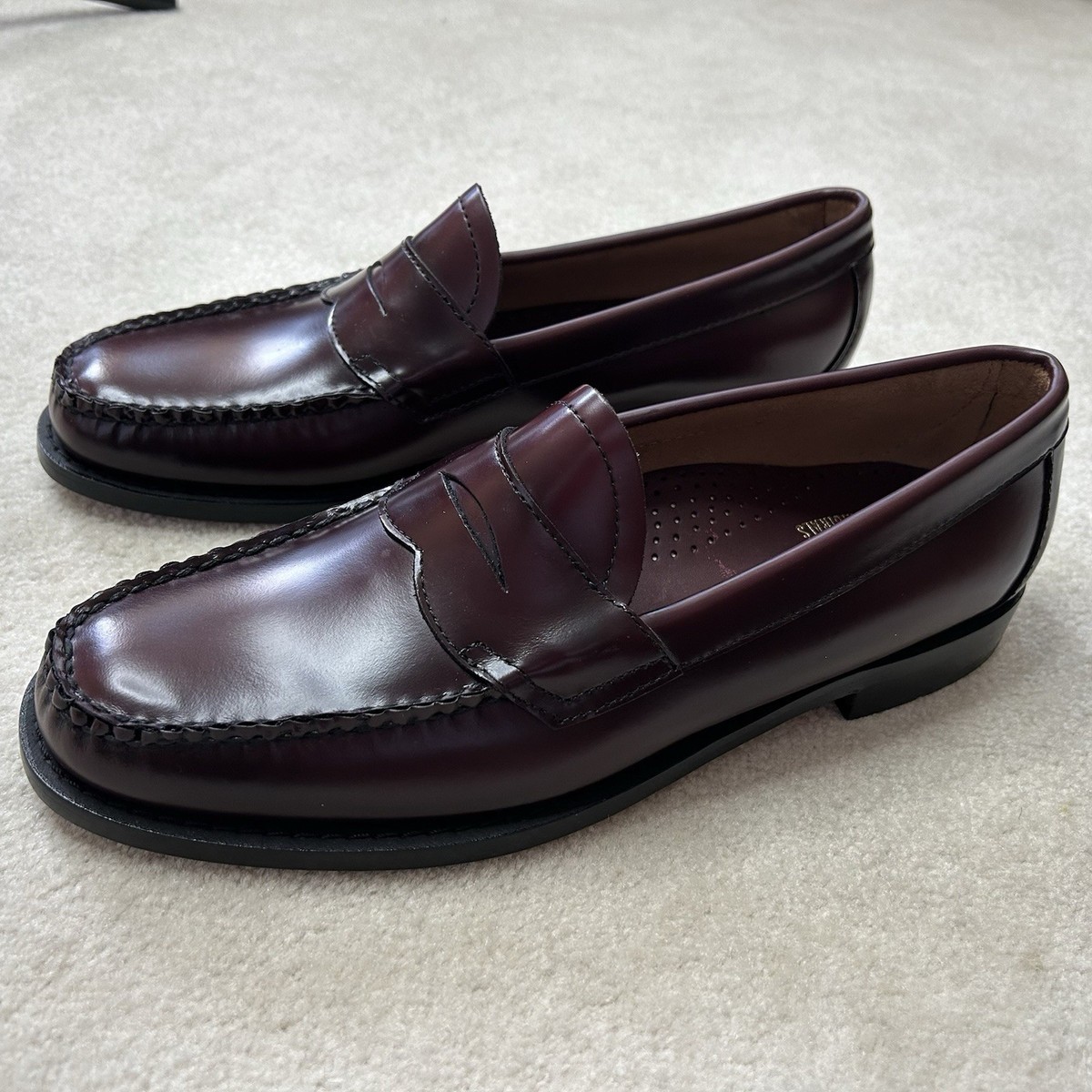 GH Bass Weejuns Logan Penny Loafers Mens 10.5D Leather Shoes Slip