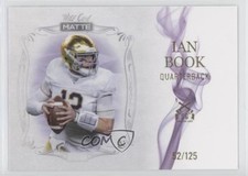 2021 Wild Card MATTE Smoking Guns Purple 52/125 Ian Book #MSG-10 Rookie RC 0i27. rookie card picture