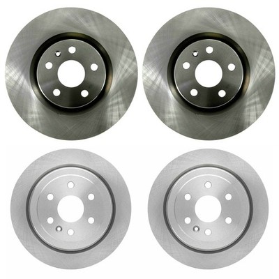 Brembo Front 345mm & Rear 315mm Disc Brake Rotors Kit For Cadillac SRX Saab 9-4X