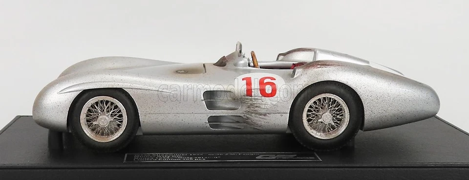 MODELLINO AUTO STATICO GP REPLICAS MERCEDES F1 W196R FANGIO 1954 SCALA 1/18 - Immagine 3 di 4
