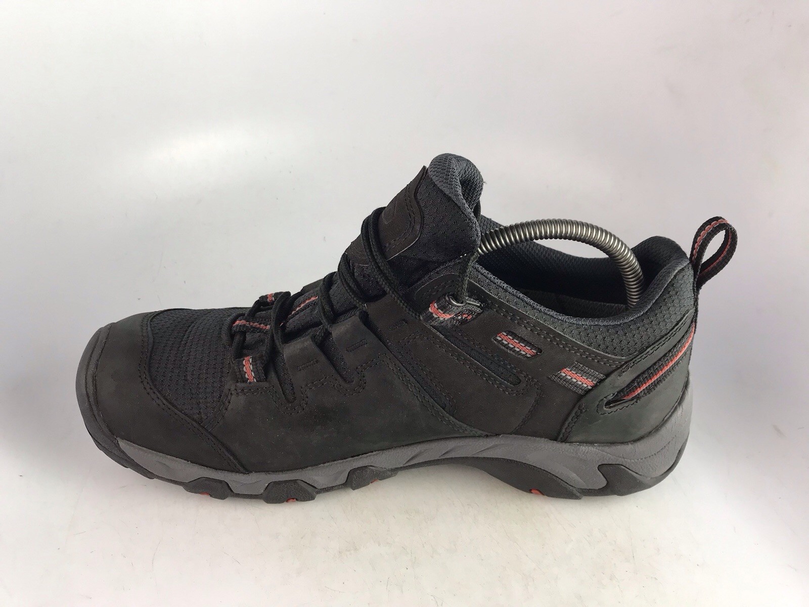 Scarpe da trekking Keen Steens impermeabili nere da uomo taglia 10 US (mancano le solette)