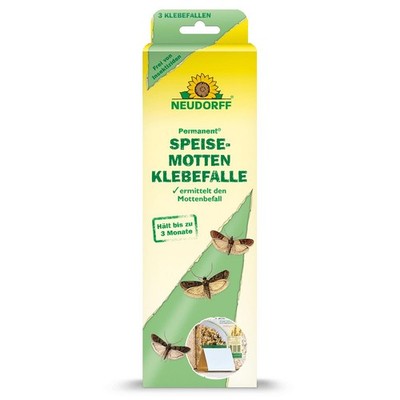 NEUDORFF  Permanent  SpeisemottenKlebefalle - 3 Fallen