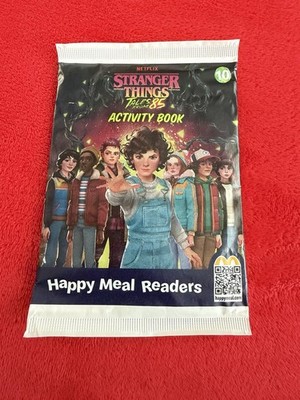 McDonald's Stranger Things Tales From Hawkins Activity Book 2024