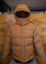 WILLIAM BARRY BRANDON COLORADO~LT TERRACOTTA THICK DOWN FILL PUFFER COAT W/HAT~L