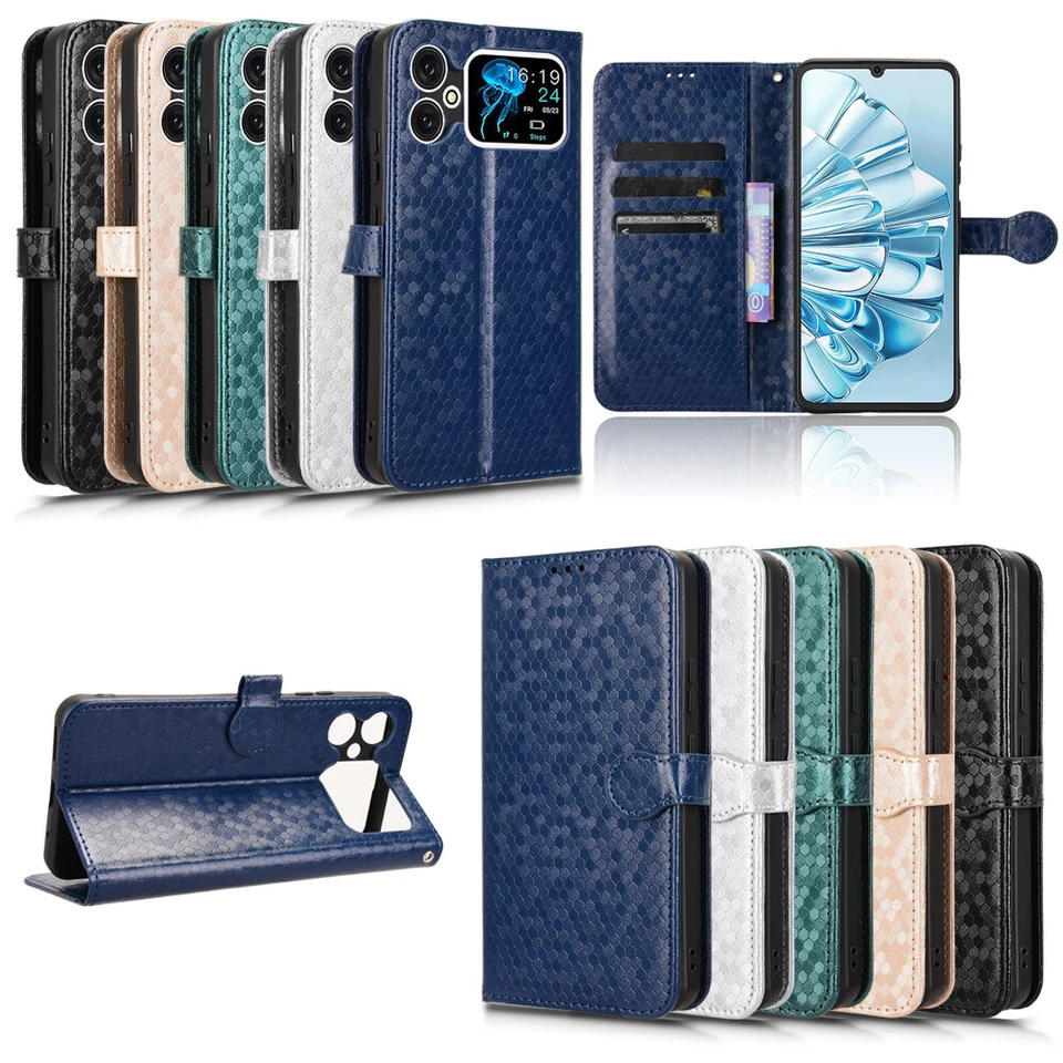 For Cubot A20, Fashion Flip Leather Wallet Stand Card Slots Soft TPU Case Cover - Image 2 of 4