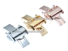 18mm Stainless Steel Deployment Butterfly Clasp Buckle for Longines