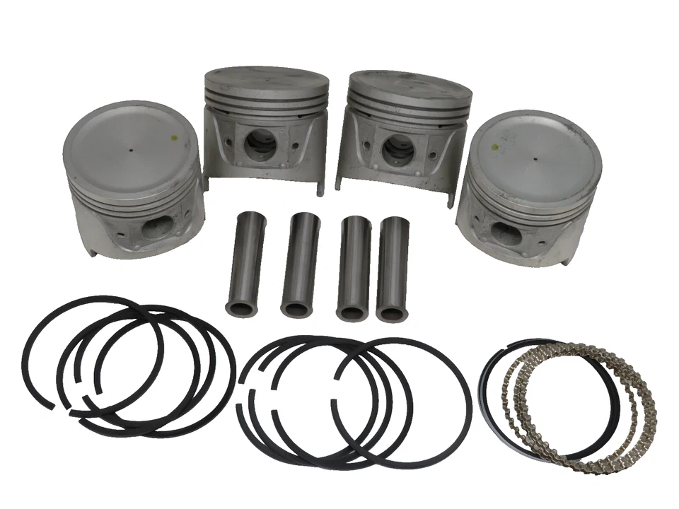 Juego de pistones de motor Datsun 510 521 L16 1595cc tamaño estándar L16-4310 con anillos Foto 2 de 4
