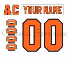 Medicine Hat Tigers Customized Number Kit For  2019-Present White Uniform