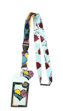 NEW Bioworld Nightmare Before Christmas Sally ID Lanyard Badge Holder w/ Heart