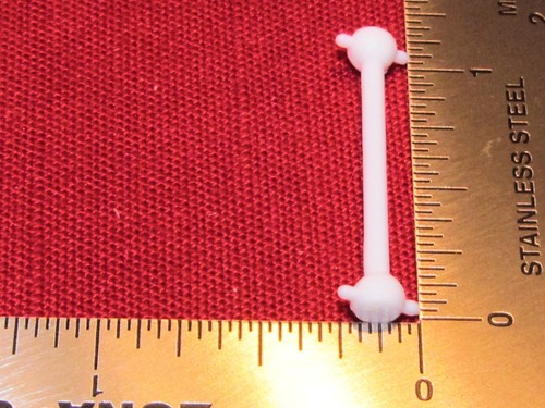 P156-121 WHITE DRIVE SHAFT FOR IHC 4-4-0 (AKA P156-250) FACTORY ORIGINAL PART - Picture 4 of 4