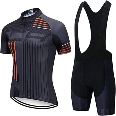 Radler Trikot und Hose, Schwarz, Capo, Größe S