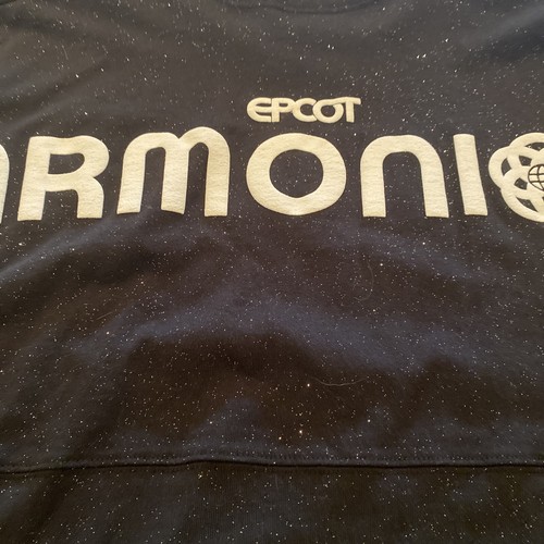 2022 Walt Disney World EPCOT Harmonious Spirit Jersey Glitter Size L - Picture 3 of 6