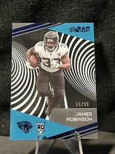 2020 Chronicles James Robinson Purple Clear Vision Rookie RC /99 Jaguars