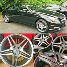 Mercedes 19 Inch E63 Rims Wheels Set4 New 198.5 Fits E350 E550 E300 E400 Amg