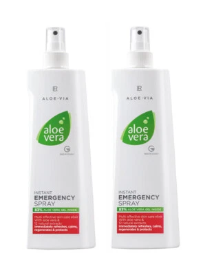 LR HEALTH & BEAUTY SYSTEMS GMBH LR Aloe VIA Aloe Vera Schnelles Notfallspray Emergency Spray 2x 400ml