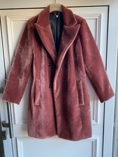 Jacke Kurzmantel C'est Paris Dame 42 rosa Katja Will Webpelz Kunstfell Kunstpelz