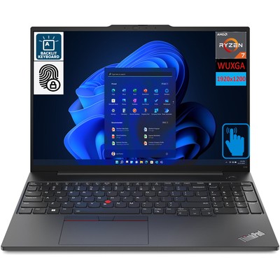 Lenovo ThinkPad E16 G1 21JT001AUS 16'' IPS Touch Ryzen 7 7730U 16 GB 512 GB W11P