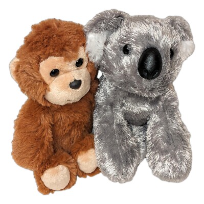 KOALA & MONKEY Mini Flopsie 8'' Stuffed Animal Plush by Aurora