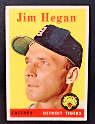 1958 Topps #345 Jim Hegan   EXNM Decent Centering (2)