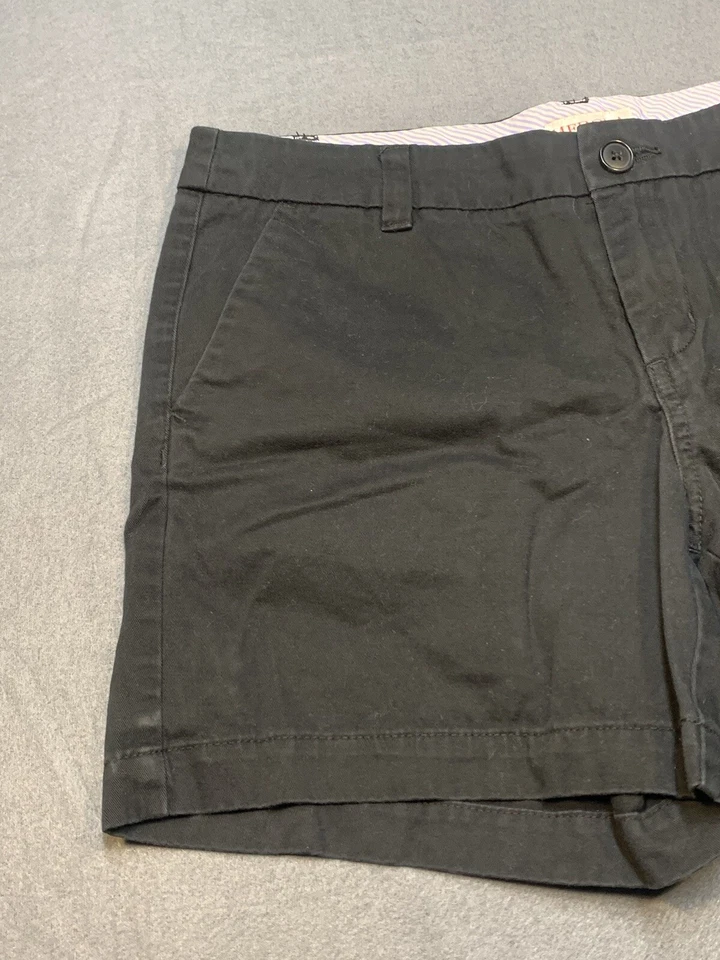 Pantalones Cortos Informales Merona Adulto 8 Mujer’s Algodón Negro Foto 3 de 4