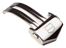 TAG Heuer deployment clasp steel 18 mm for Monaco, Carrera und New Link
