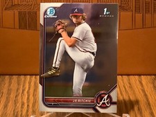 JR Ritchie, Atlanta Braves #2 Overall Prospect - 2022 1st Bowman...Chrome