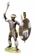 W Britain - Anglo-Zulu War Zulu Attacking with Axe 20197