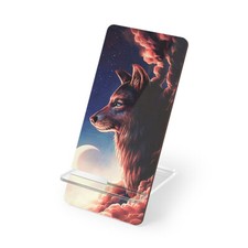  CLOUDED WOLF PHONE STAND  
