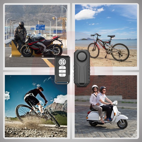 113dB Wireless Motorrad Fahrrad Diebstahl Alarmanlage wasserdicht Super laut DE - Picture 9 of 9