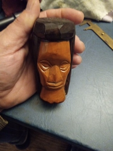 Jamaican hardwood Handcrafted Female Totem - Picture 5 of 5
