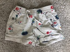 Gap Kids Floral Shorts Medium Elastic Waist