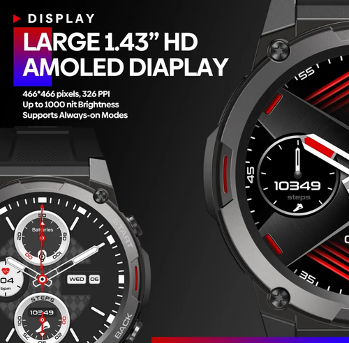 Gear Smart Watch VIBE 7 PRO Voice Calling Waterproof Fitness for Men and Women - 第 5/16 張圖片