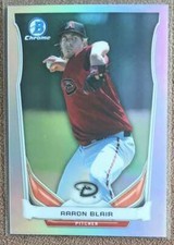2014 Bowman Chrome Draft Refractor Aaron Blair Arizona Diamondbacks #CTP-42