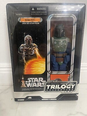 STAR WARS The Original Trilogy Collection Boba Fett Large Size Action Figure Hasbro 2004 85232 New In Box